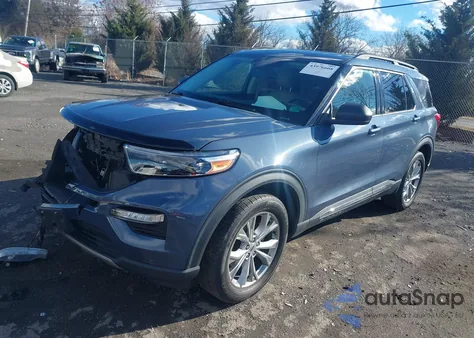 2021 Ford Explorer Xlt z USA, uszkodzony, nr VIN 1FMSK8DH1MGA14449